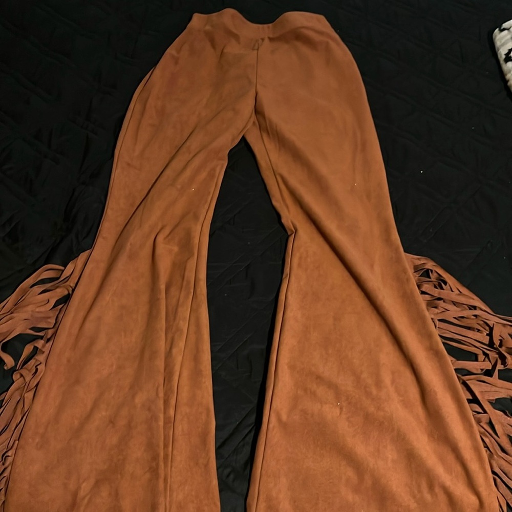 Brown flayer pants size S